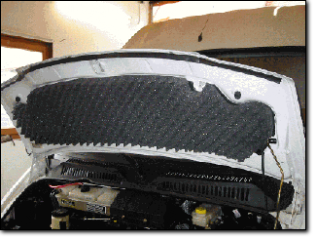 Bavokon Schalldämpfender Automotor - Akustisch dämpfendes, wasserfestes,  feuerfestes Schaumstoffpolster | Wärmeschutz-Schaumstoffpolster zur
